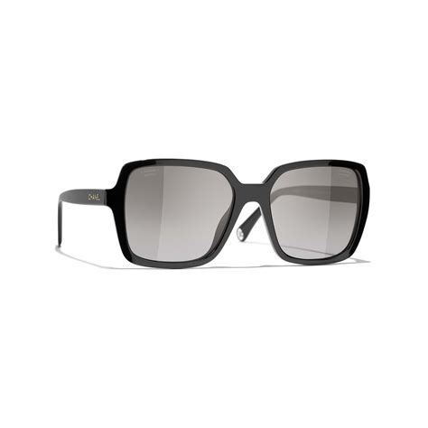 CHANEL Sunglasses: Square Sunglasses, acetate 